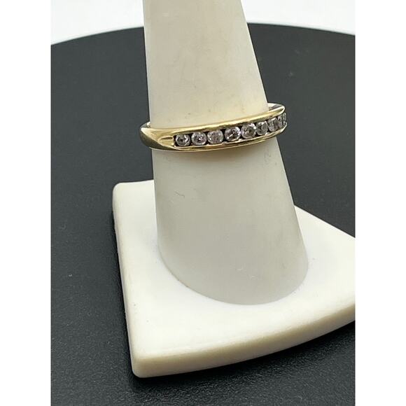 Vintage 14K Gold Designer Diamond
Wedding Band Ring 1/2 TW Sz
8.5 Channel Set - Picture 3 of 16